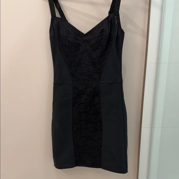 Dolce & Gabbana Black Lace Mini Dress